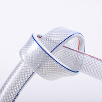 PVC FIBRE REINFORCED CLEAR BRAIDED HOSE TUBING PIPE